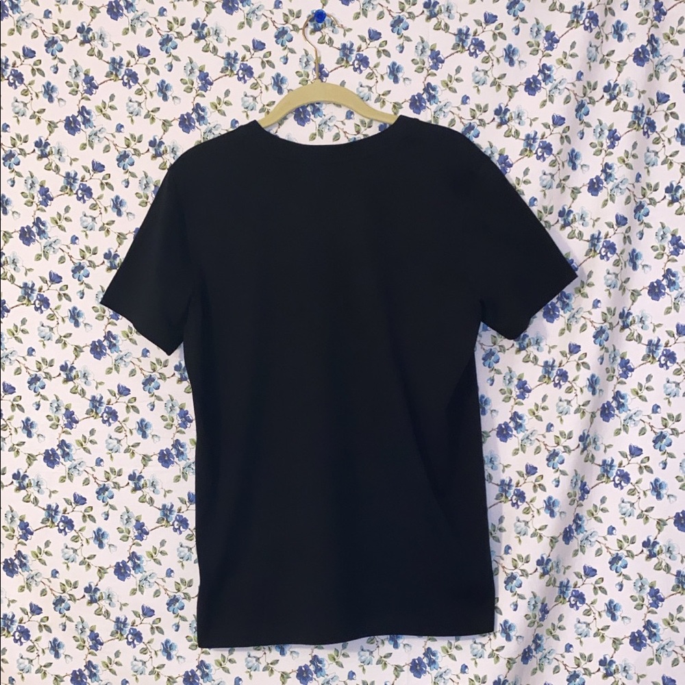 Coach Star Wars Logo Black Glitter Tee Shirt - Picture 6 of 16